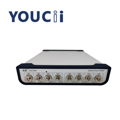 8 채널 광 파워 미터 850nm 1310nm 1490nm 1550nm 1610nm 교정 파장