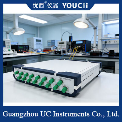 최대 안전 입력 전력 + 20 dBm 가변 광 감쇠기